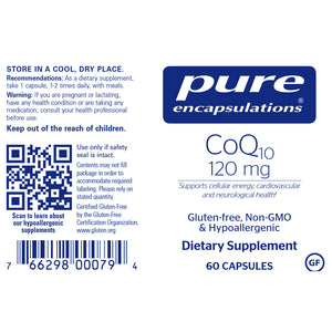 CoQ10 120 mg for energy and heart support