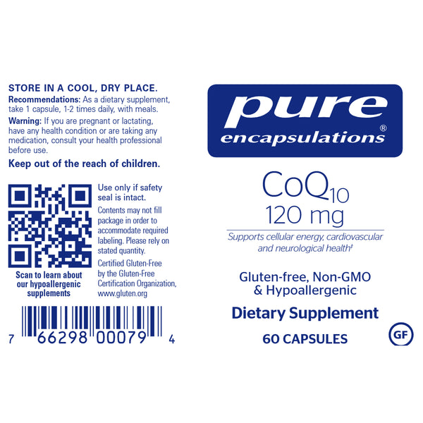 CoQ10 120 mg for energy and heart support