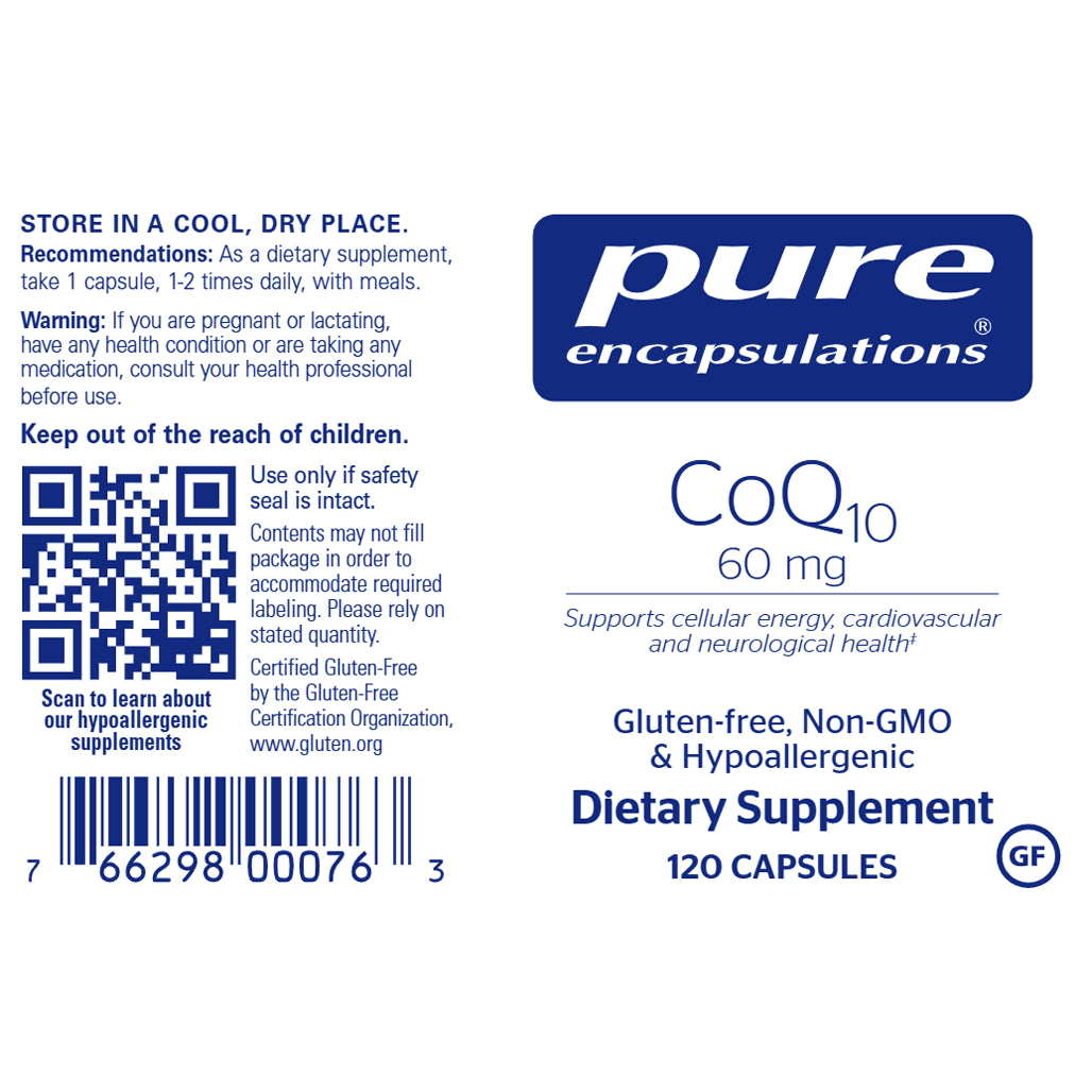 CoQ10 60mg Pure Encapsulations