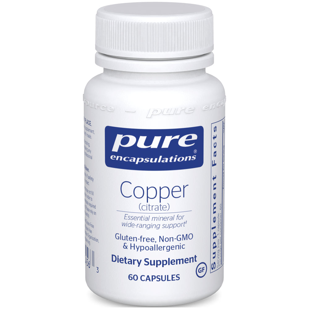 Pure Encapsulations Copper (Citrate) 2 mg capsules