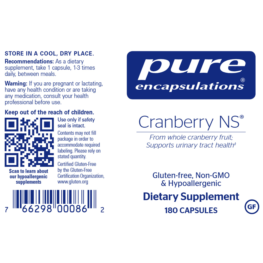 Cranberry NS Pure Encapsulations | Supports urinary tract health