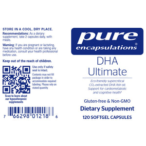 Pure Encapsulations DHA Ultimate Support for Cardiometabolic