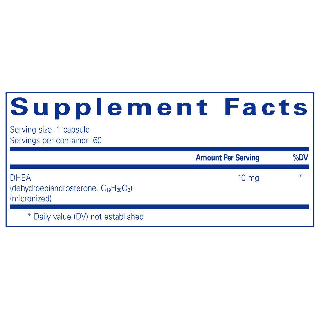 DHEA micronized 10 mg Pure Encapsulations
