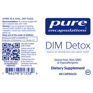 DIM Detox for estrogen balance and detoxification