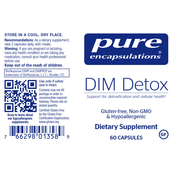 DIM Detox for estrogen balance and detoxification