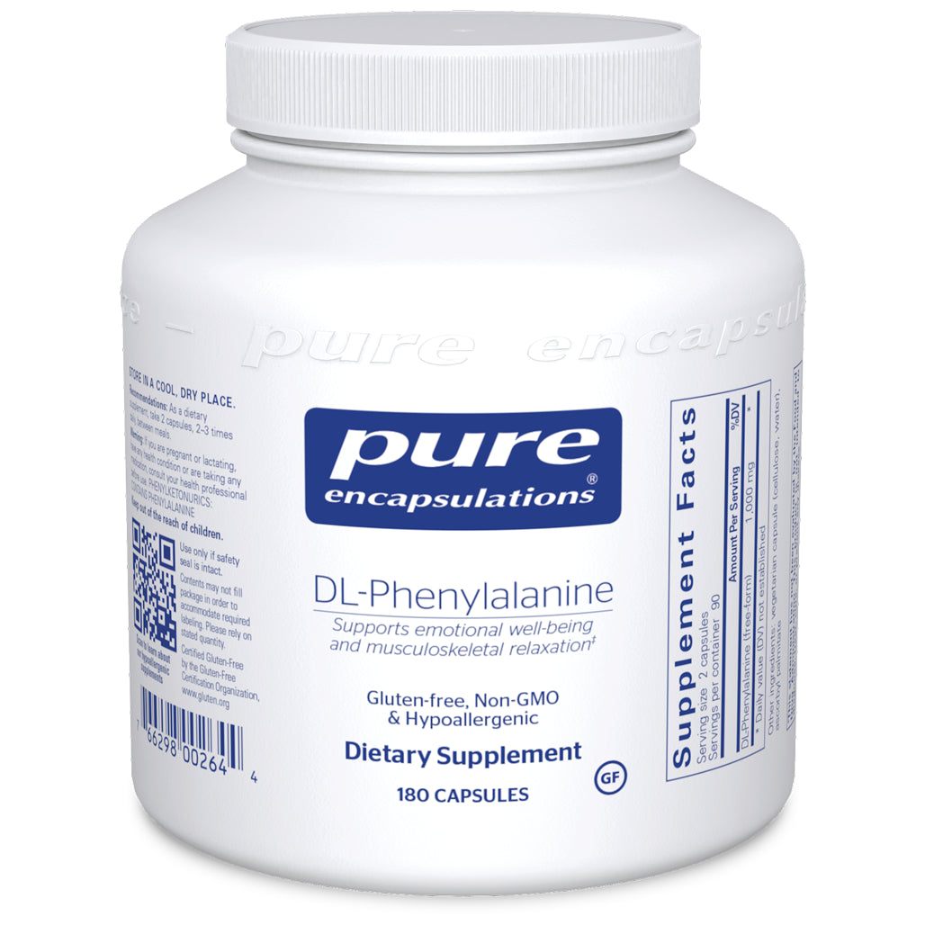 Pure Encapsulations DL-Phenylalanine 500 mg 180  capsules