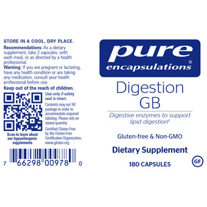 Pure Encapsulations Digestion GB