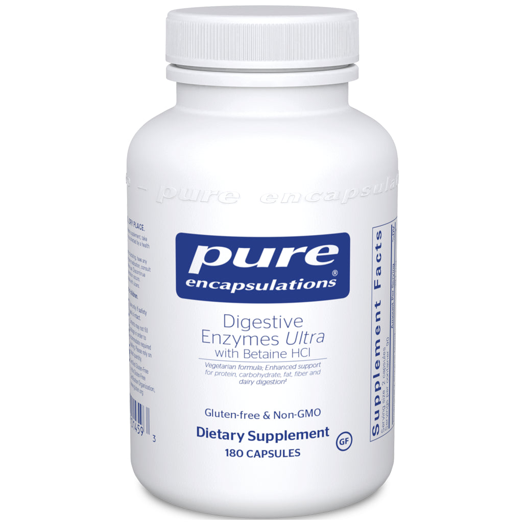 Pure Encapsulations Digestive Enzymes Ultra with Betaine HCl 180 capsules