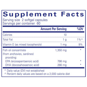 Ingredients of EPA Ultimate Dietary Supplement 