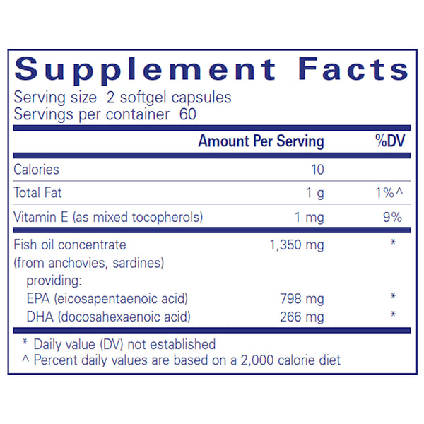 Ingredients of EPA Ultimate Dietary Supplement 