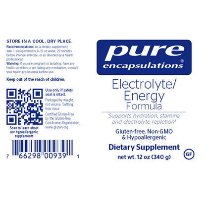 Electrolyte/Energy Formula Pure Encapsulations
