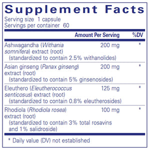 Ingredients Energy Xtra Dietary Supplement 