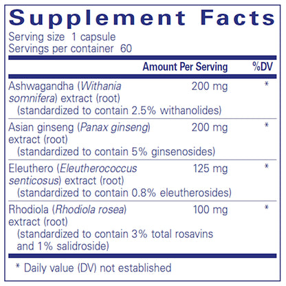 Ingredients Energy Xtra Dietary Supplement 