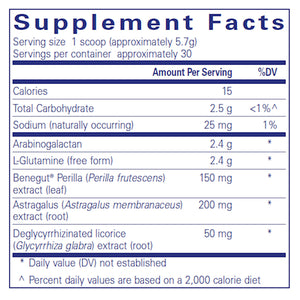 Ingredients of EpiIntegrity Powder Dietary Supplement
