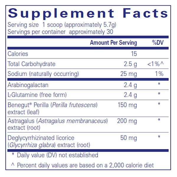 Ingredients of EpiIntegrity Powder Dietary Supplement