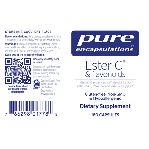 Ester-C & Flavonoids for enhanced vitamin C absorption and antioxidant support