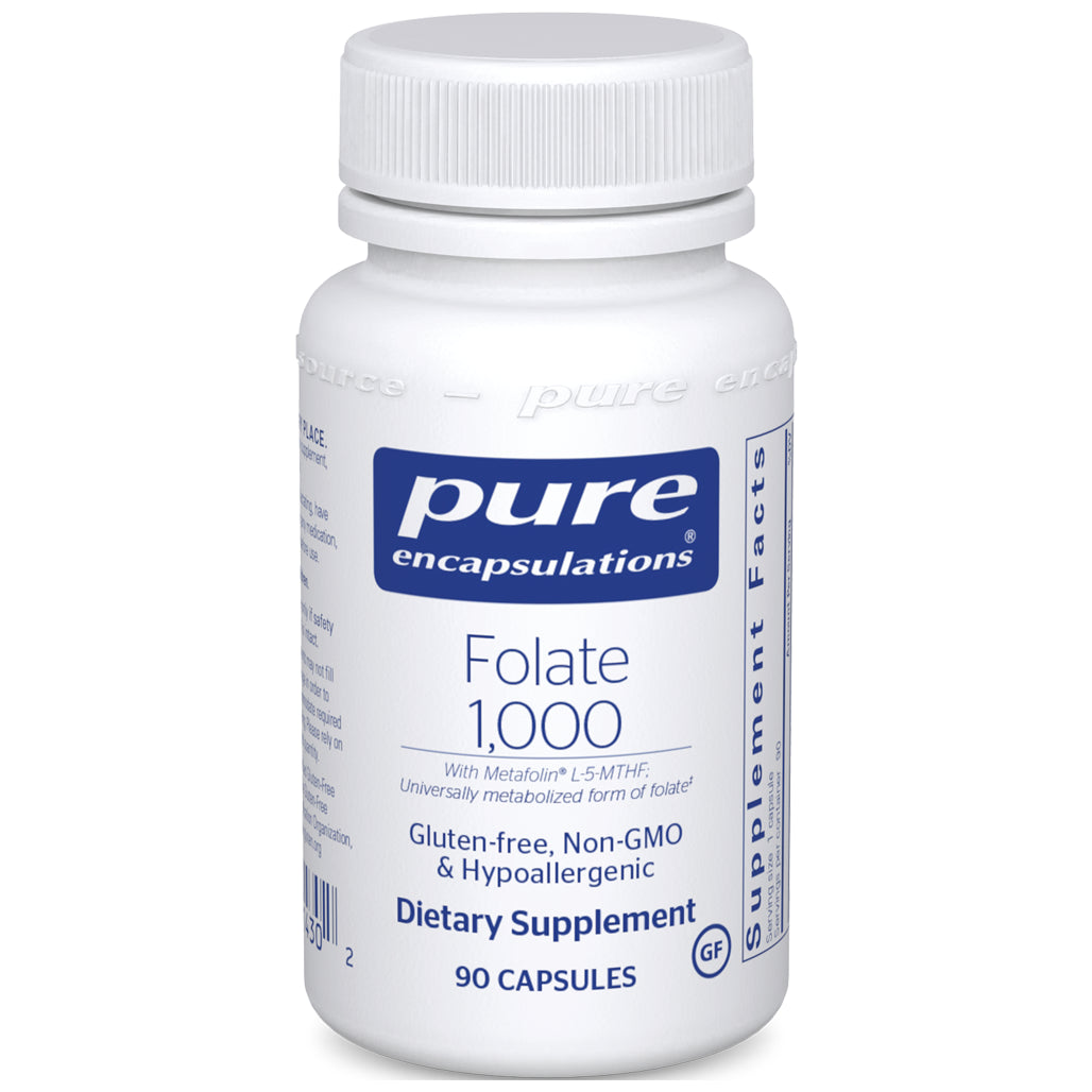 Pure Encapsulations Folate 1000 mcg capsules