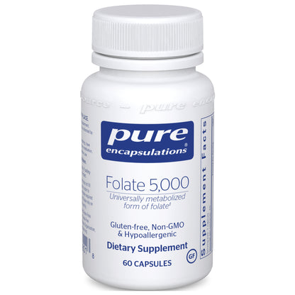 Folate 5000 60 caps by Pure Encapsulations