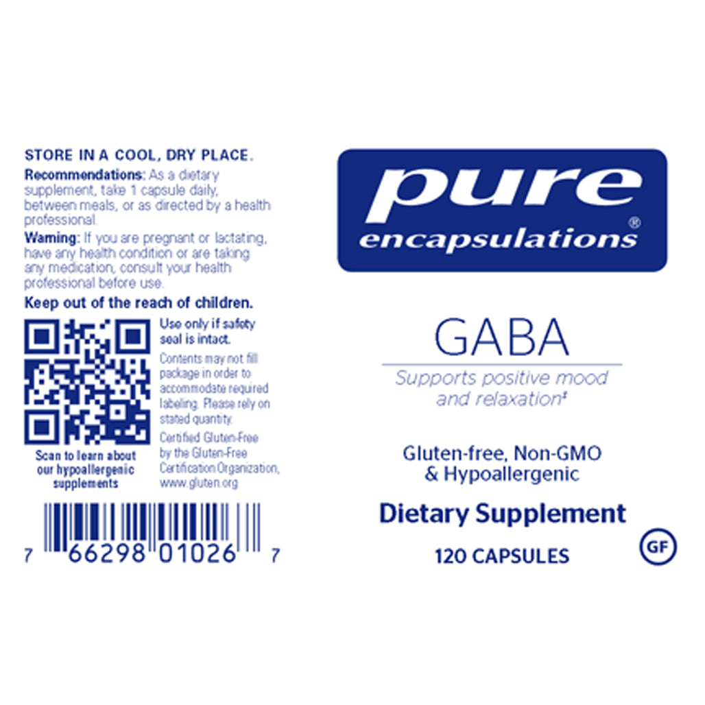 GABA 700mg Pure Encapsulations