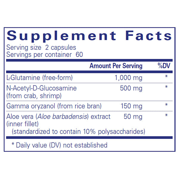 Ingredients of G.I. Integrity Dietary Supplement