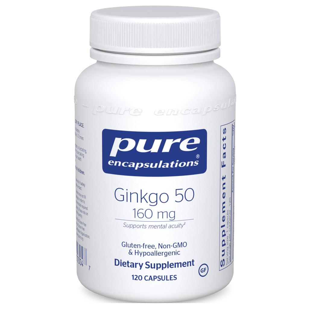 Ginkgo 50 160mg Pure Encapsulations
