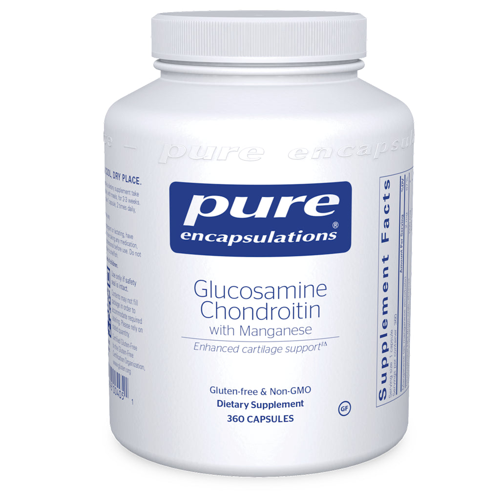 Pure Encapsulations Glucosamine Chondroitin with Manganese 360 capsules