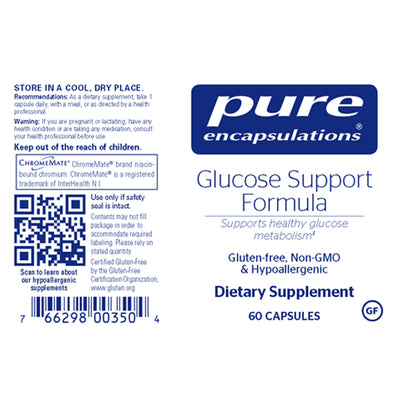 Glucose Support Formula Pure Encapsulations