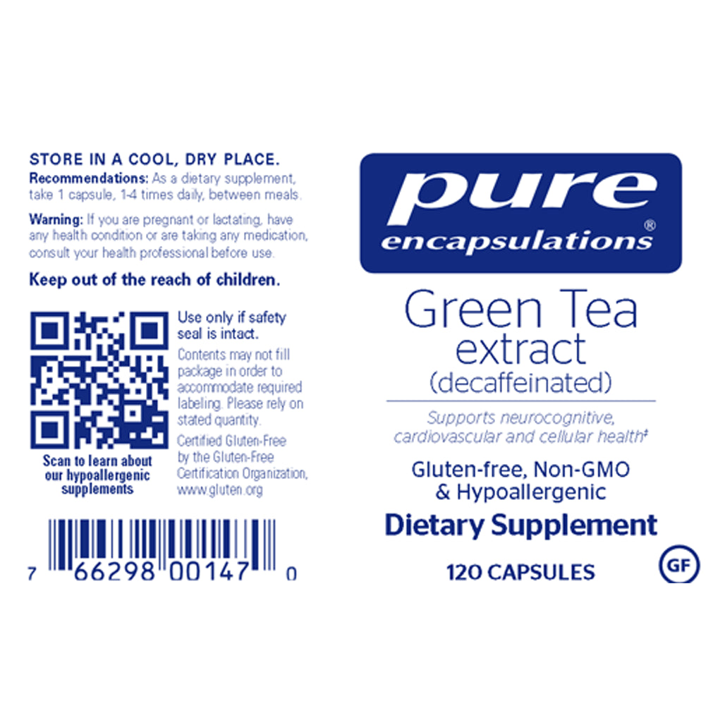 Pure Encapsulations Green Tea extract for Cellular Health