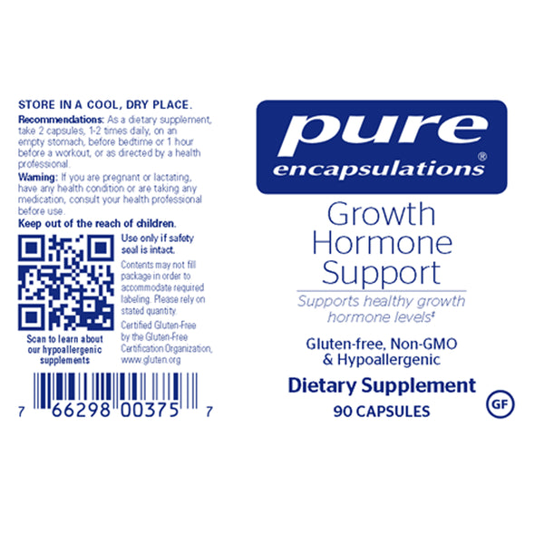 Growth hormone support for muscle growth