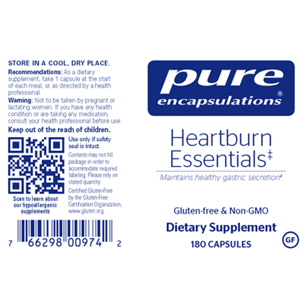 Pure Encapsulations Heartburn Essentials