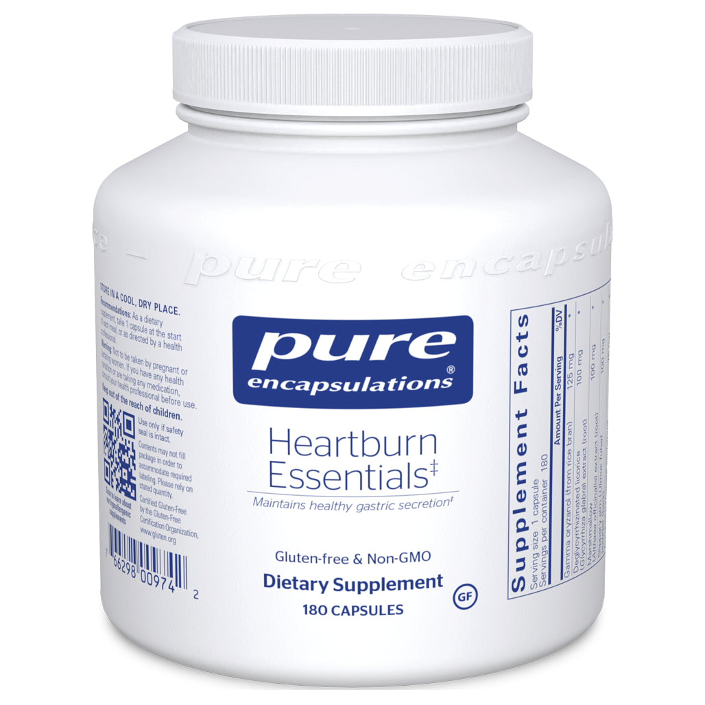 Heartburn Essentials by Pure Encapsulations - 180 Capsules