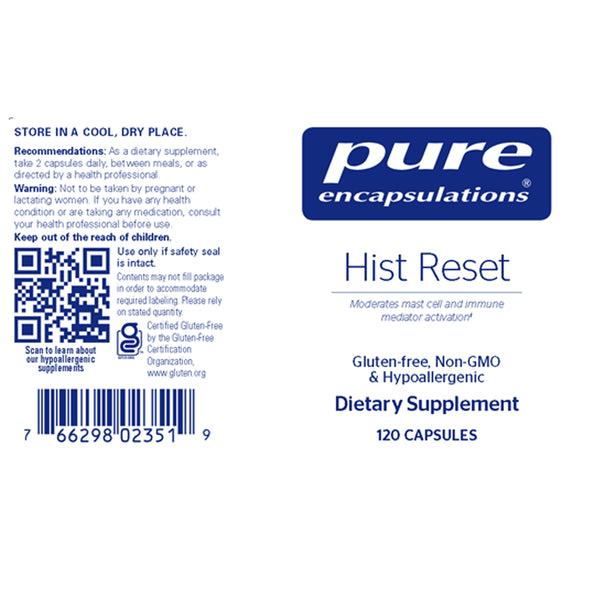 Pure Encapsulations Hist Reset for Healthy Histamine Metabolism