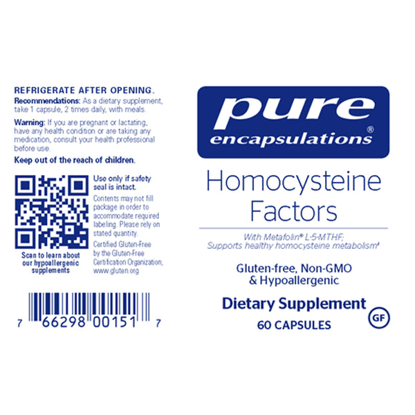 Pure Encapsulations Homocysteine Factors for Homocyteine Metabolism