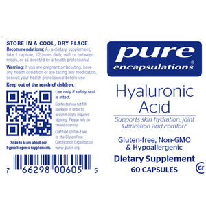 Hyaluronic Acid by Pure Encapsulations for Skin Hydration