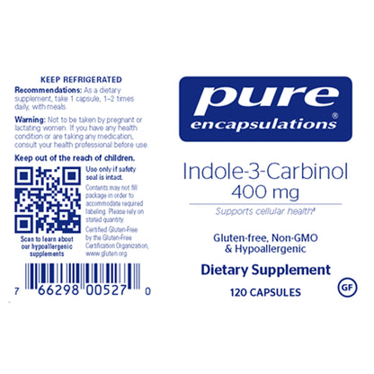 Indole-3-Carbinol 400mg Pure Encapsulations