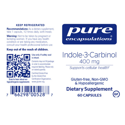 Indole-3-Carbinol 400mg Pure Encapsulations