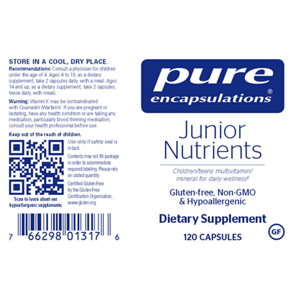 Junior Nutrients Pure Encapsulations