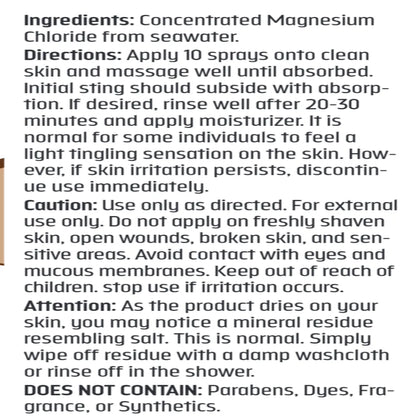 Pure Magnesium Oil Trace Minerals Research