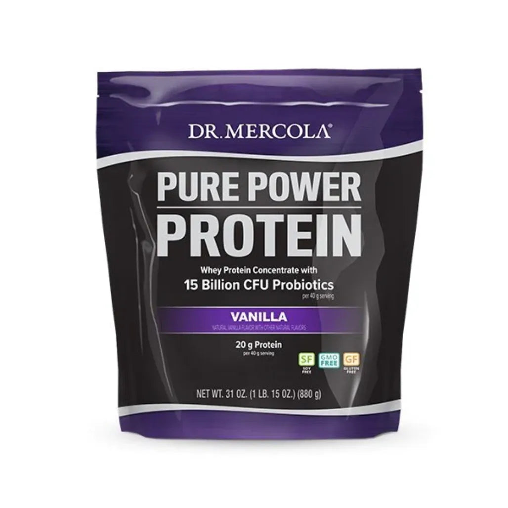 Choose Pure Power Protein Vanilla, 31 OZ - Dr. Mercola
