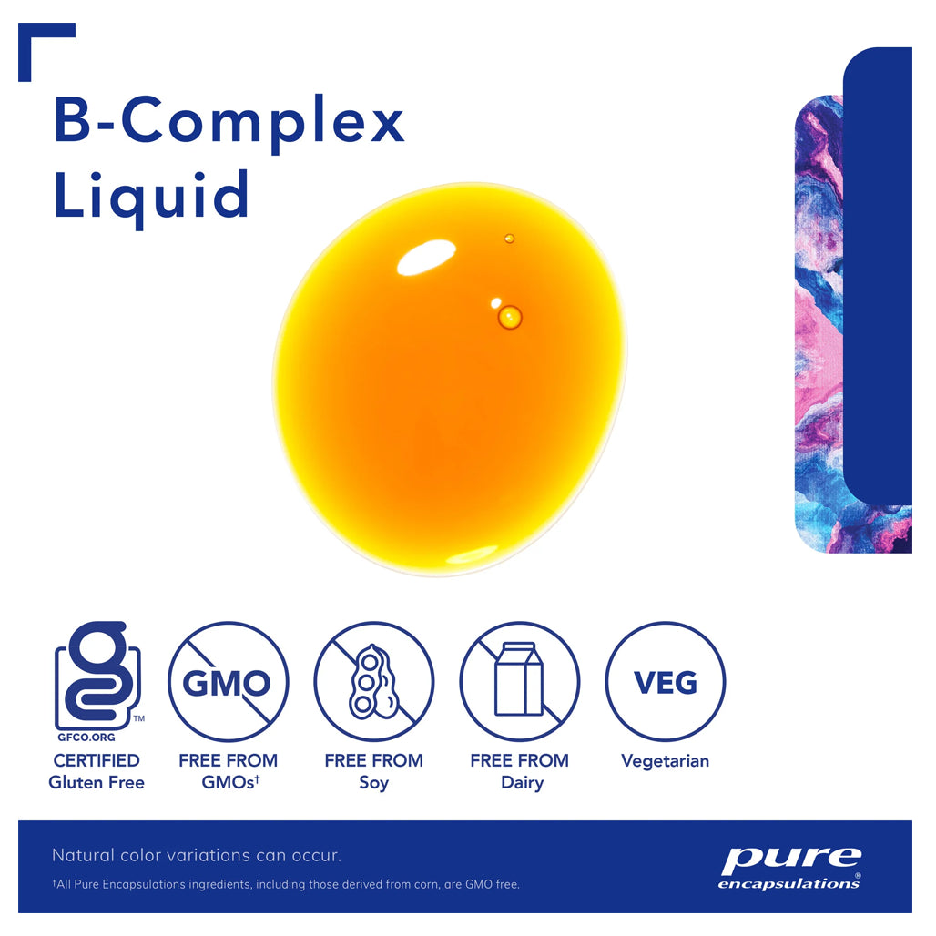 Pure Encapsulations B-Complex Liquid - 3.9 Ounces | Nutriessential