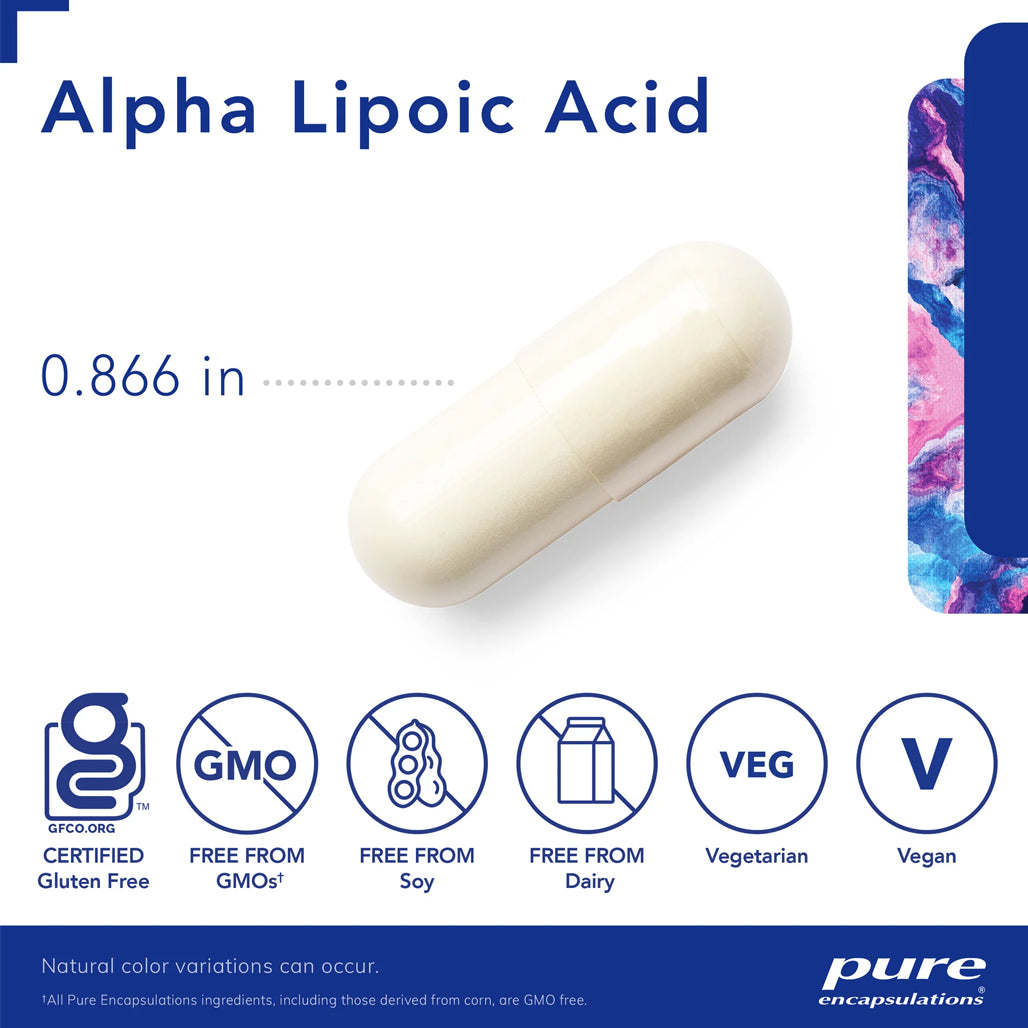 Alpha Lipoic Acid 100mg Pure Encapsulations
