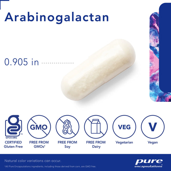 Arabinogalactan for immune support and gut health