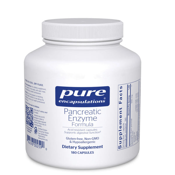 Pure Encapsulations Pancreatic Enzyme Formula 180 Capsules