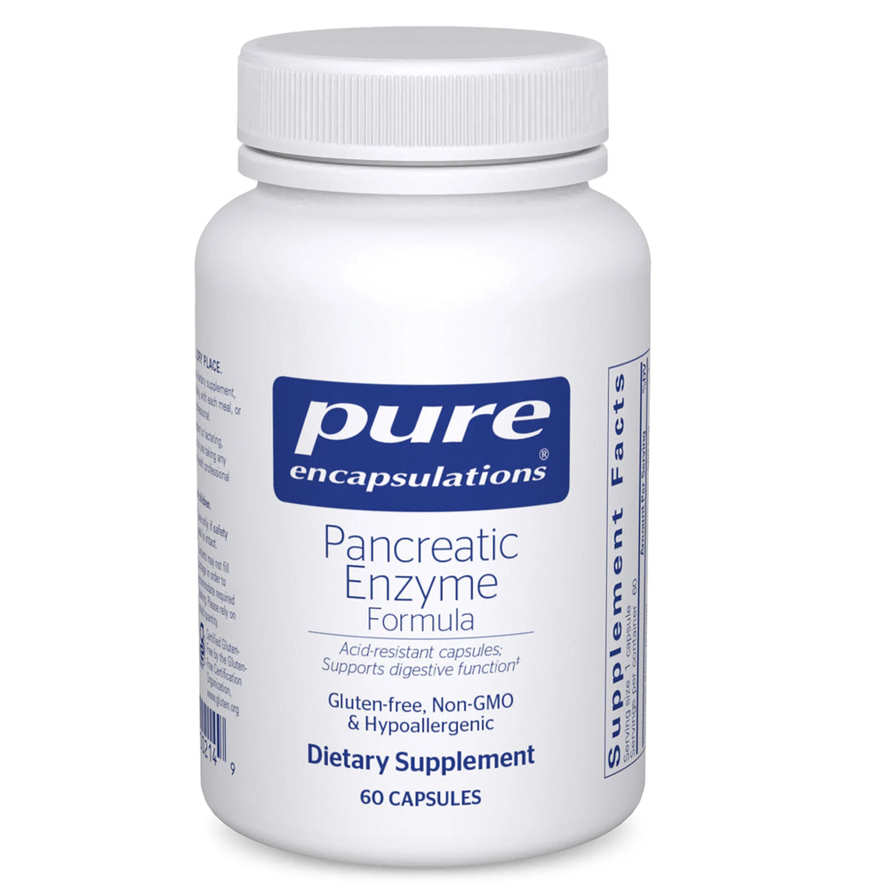 Pure Encapsulations Pancreatic Enzyme Formula 60 Capsules