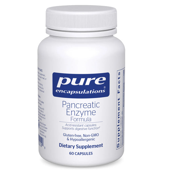 Pure Encapsulations Pancreatic Enzyme Formula 60 Capsules