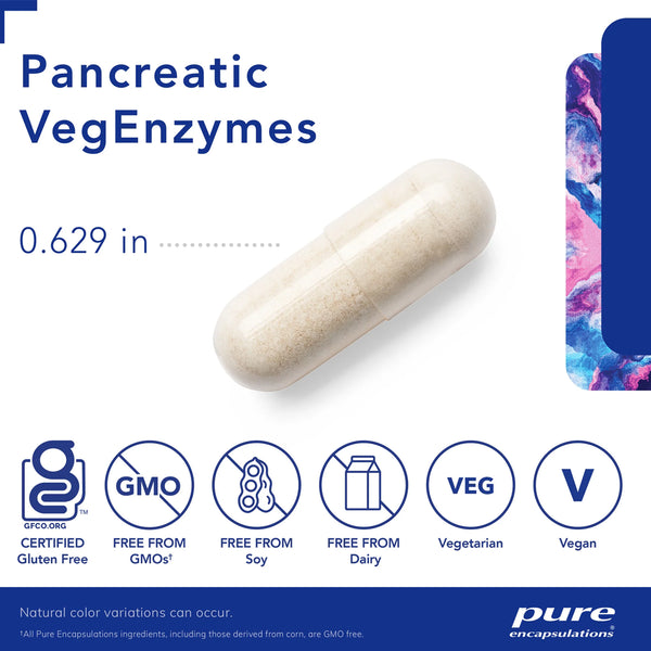 Pancreatic VegEnzymes for vegetarian digestive support