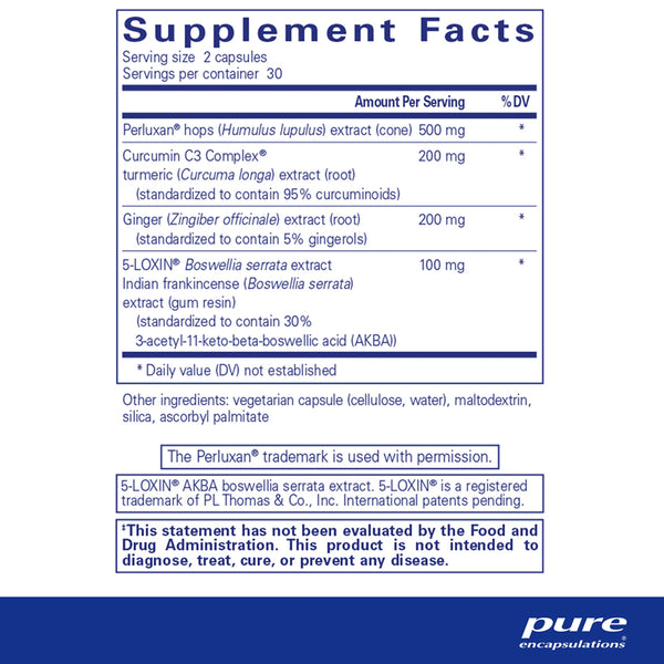 Pure Encapsulations Phyto-4 supplements facts