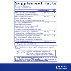Pure Encapsulations Phyto UltraComfort supplements facts