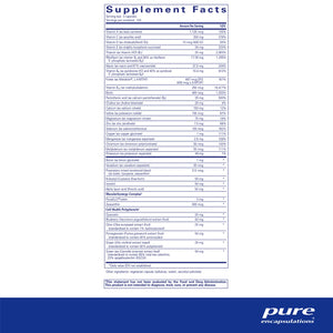 Pure Encapsulations Polyphenol Nutrients supplements facts