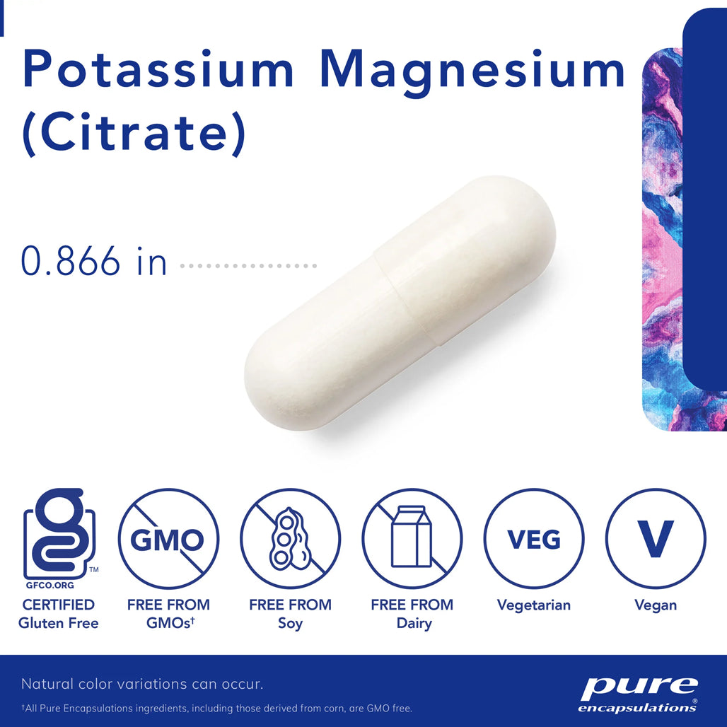 Potassium Magnesium Citrate for electrolyte support